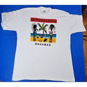 BEAVIS AND BUTTHEAD Bahamas Jamaica Vintage T-Shirt Rasta Men's Size XL